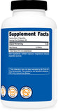 Nutricost etiqueta nutricional mostrando 850 mg por cápsula y certificados