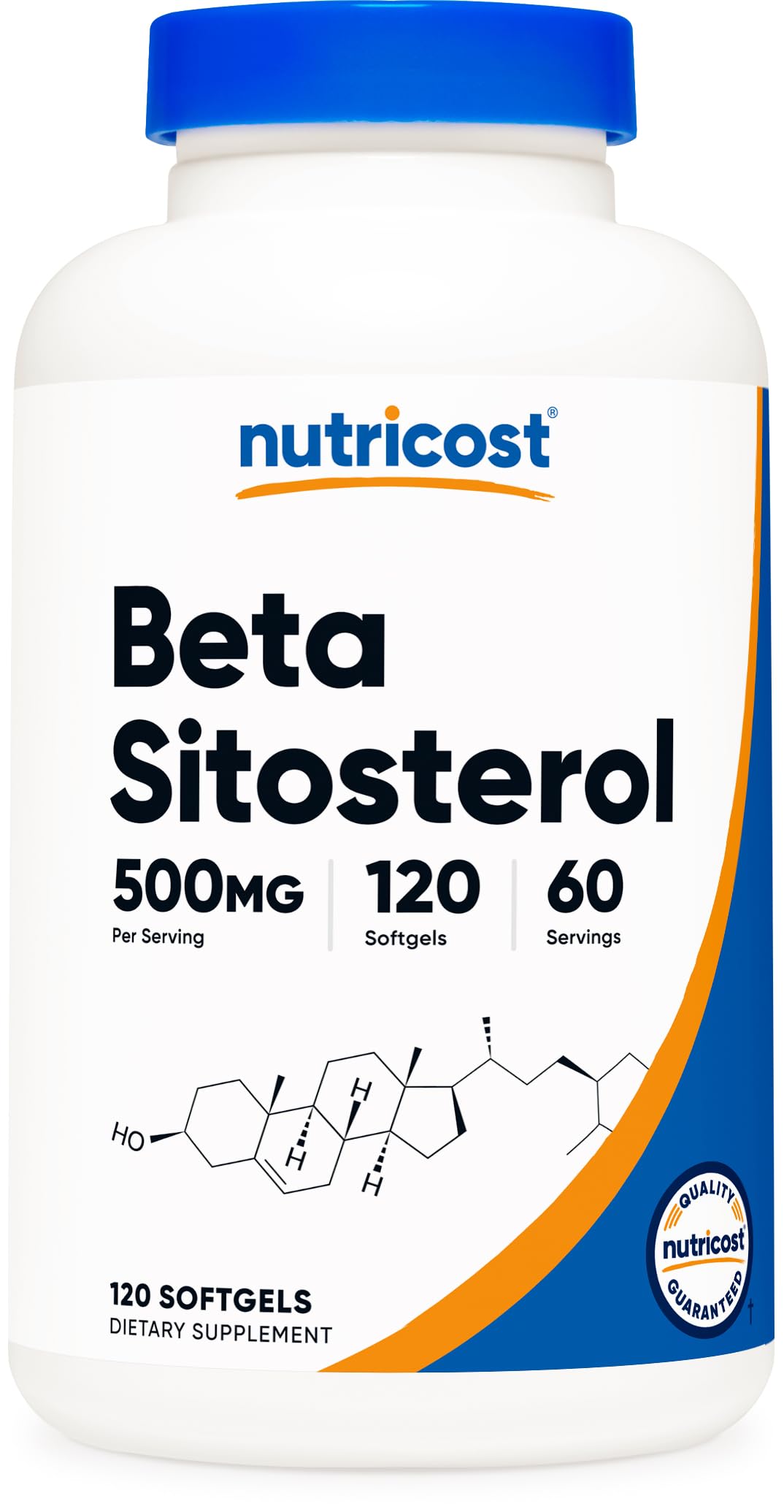 Nutricost frasco frontal mostrando envase y cantidad de cápsulas, confianza de origen