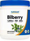 Nutricost frasco frontal mostrando etiqueta y beneficios visibles