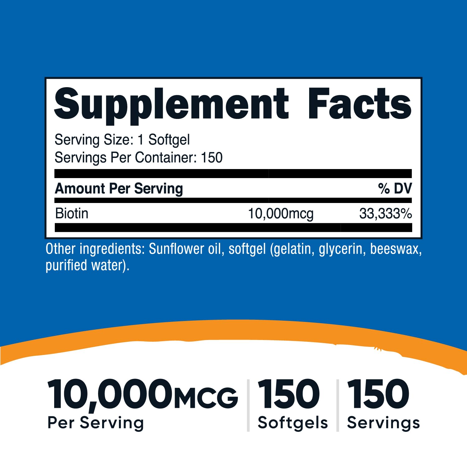 Nutricost detalle de softgel brillante y textura suave, fácil de tragar beneficioso