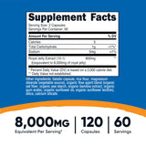 Nutricost cápsula en primer plano destacando tamaño fácil de tragar y textura