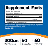 Nutricost cápsula detalle de textura y fácil ingestión
