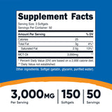 Nutricost cápsula detalle textura y forma fácil de tragar