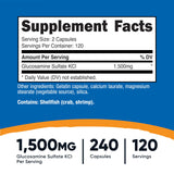 Nutricost cápsula vista cercana con textura y integridad del producto