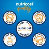 Nutricost cápsulas en mano comparación de tamaño y dosificación