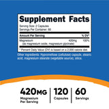 Nutricost cápsulas detalle de textura y tamaño fácil de tragar