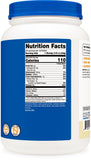 Nutricost etiqueta nutricional en detalle mostrando 25 g proteína por porción y transparencia