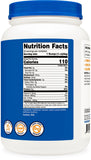 Nutricost Casein etiqueta nutricional clara con beneficios de proteína