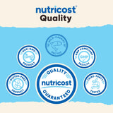 Nutricost polvo mezclado en batido, uso versátil en bebidas