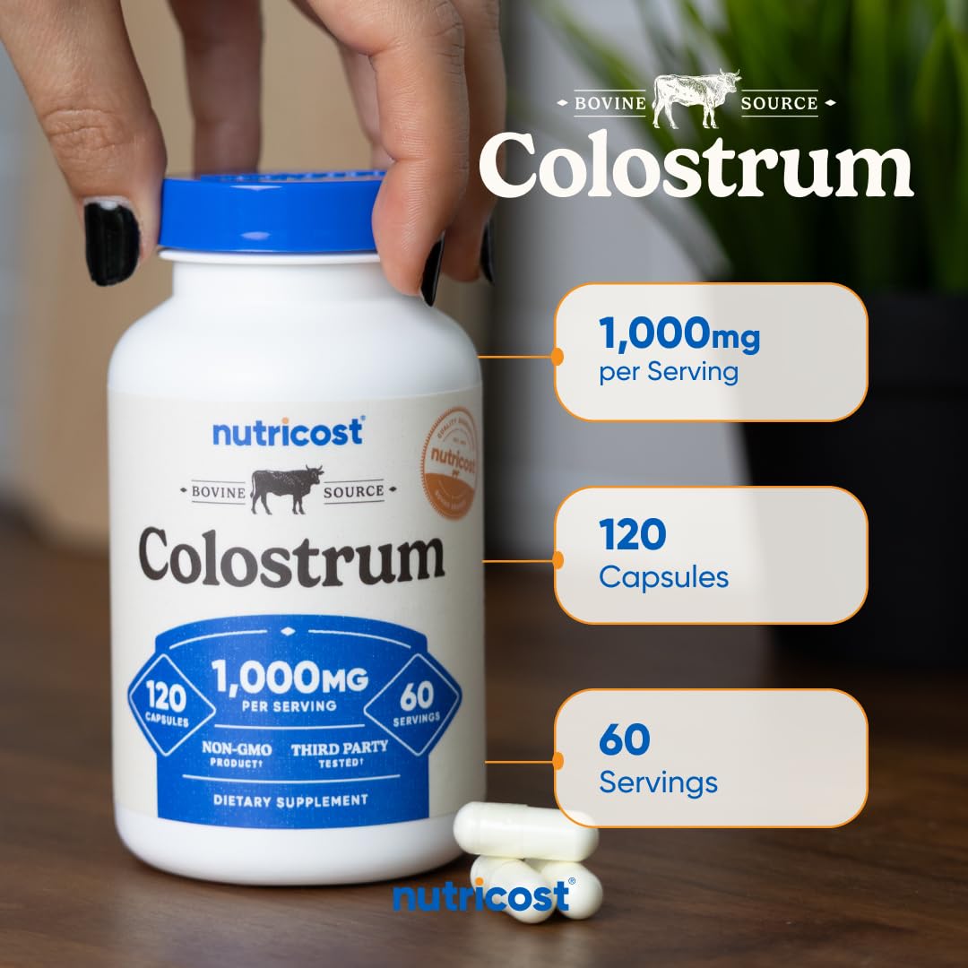 Nutricost etiqueta con ingredientes y certificaciones visibles