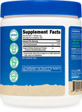 Nutricost frasco junto a mano para comparar tamaño y cantidad práctica