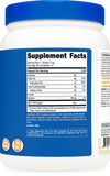 Nutricost comparativa de tamaño y porción de 1 lb para control de dosis