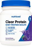 Nutricost envase frontal sabor Concord Grape mostrando etiqueta clara y beneficios