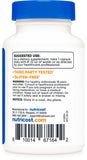 Nutricost CoQ10 etiqueta nutricional legible y lista de ingredientes