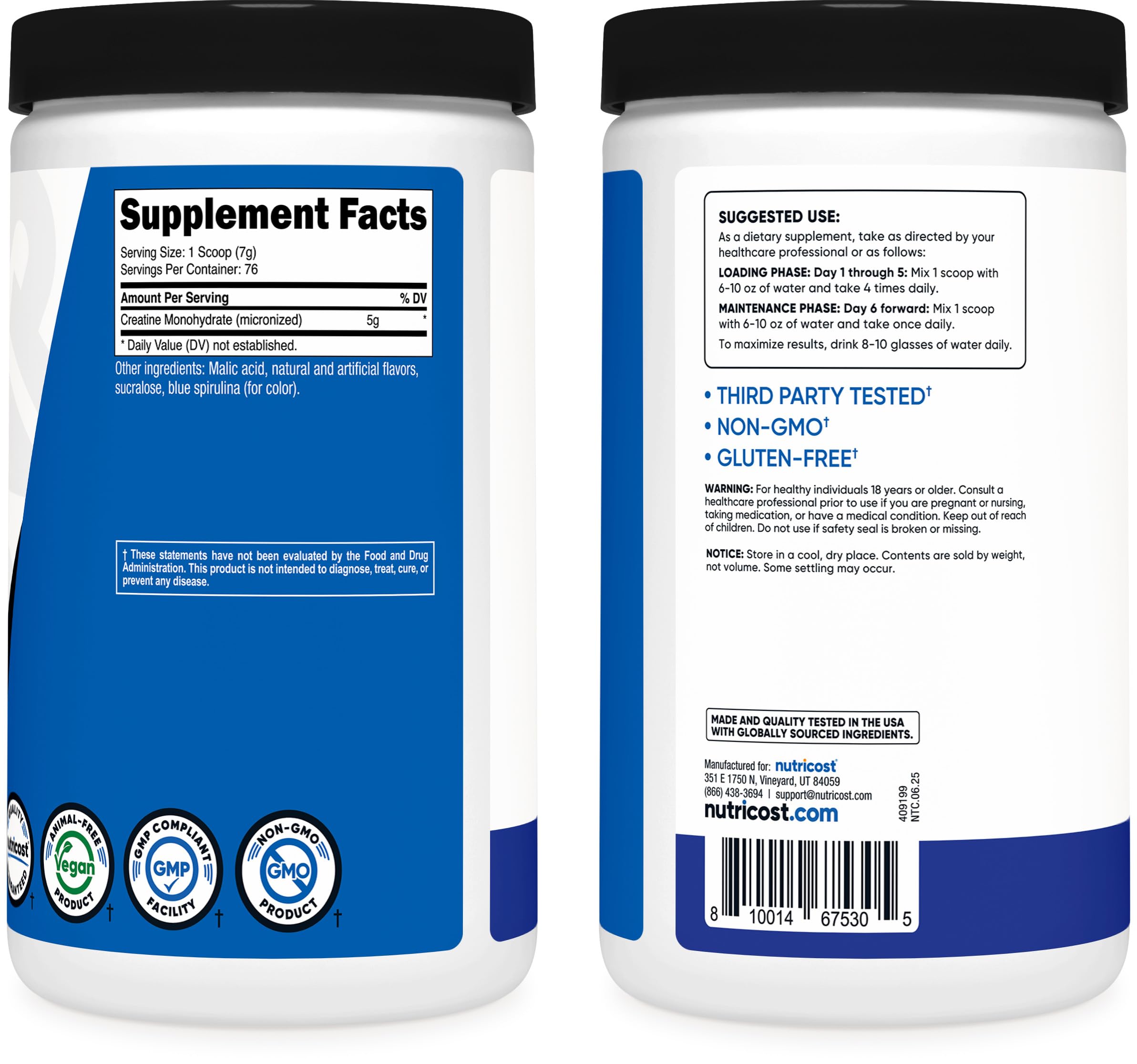 Nutricost producto junto a pesas destacando uso para entrenamientos intensos