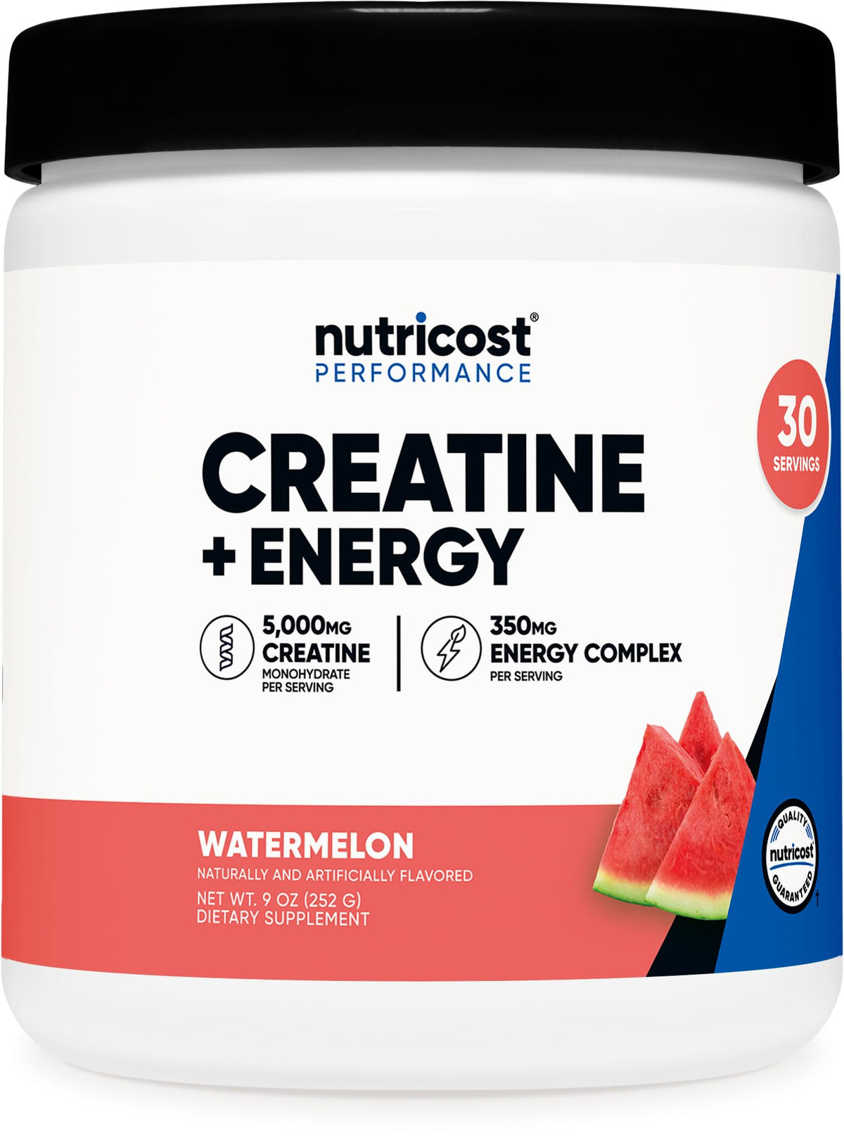 Nutricost envase frontal sandía mostrando etiqueta y beneficio de claridad