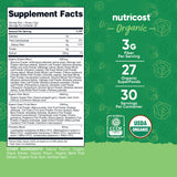 Nutricost cuchara con polvo listo para medir y preparar