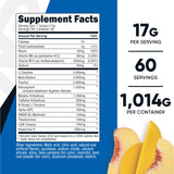 Nutricost cuchara con polvo para servir 17 g, visualiza la porción exacta