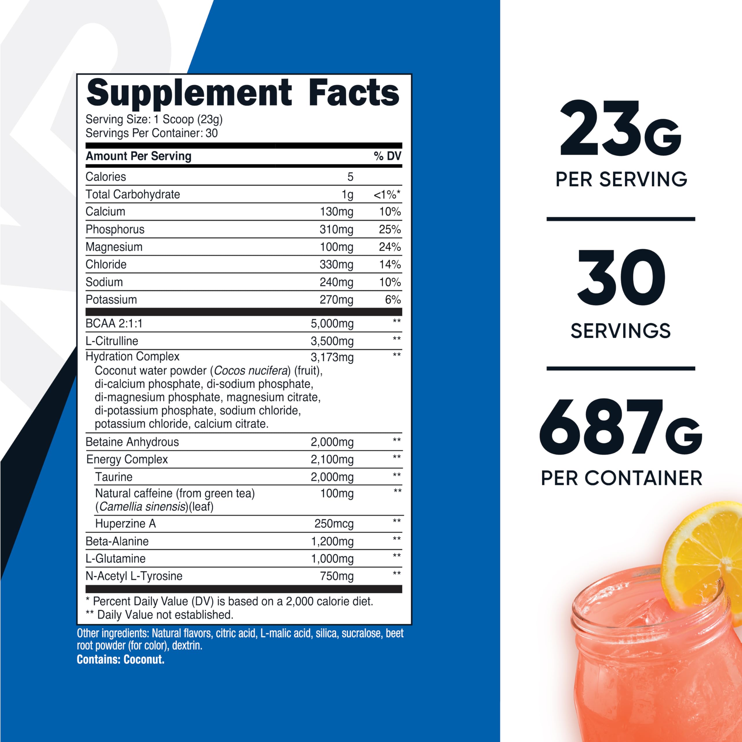 Nutricost cuchara con polvo detalle de textura y fácil disolución