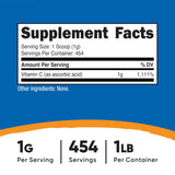 Nutricost cuchara dosificadora de 1 g incluida para medición precisa