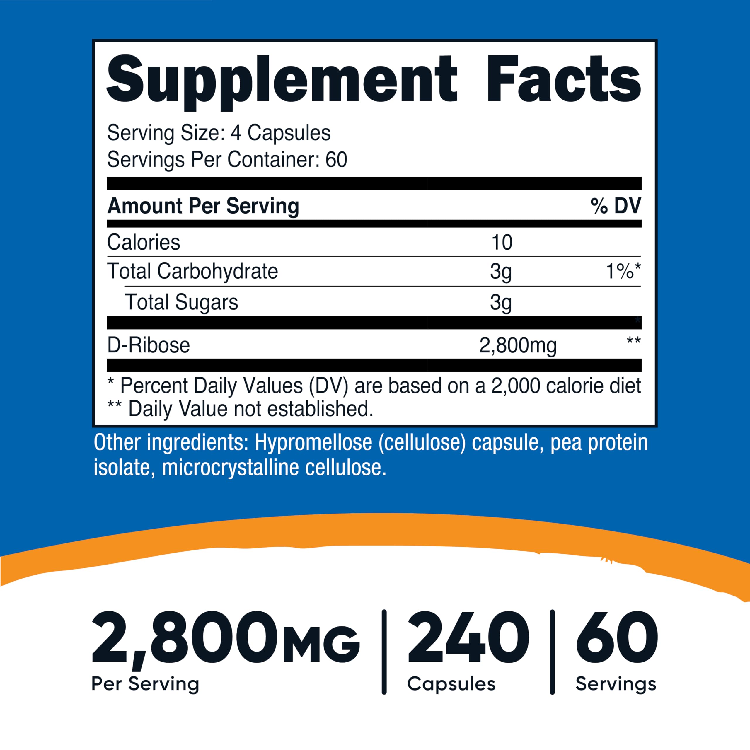 Nutricost primer plano de cápsula que muestra textura y calidad