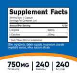 Nutricost primer plano de cápsulas mostrando forma y calidad para fácil ingestión