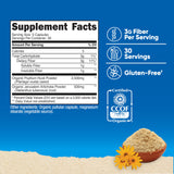 Nutricost etiqueta con ingredientes orgánicos y beneficios comprobables