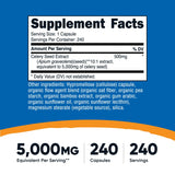 Nutricost etiqueta con ingredientes y certificaciones, confianza en calidad