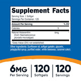 Nutricost primer plano de softgel mostrando textura y sellado para estabilidad