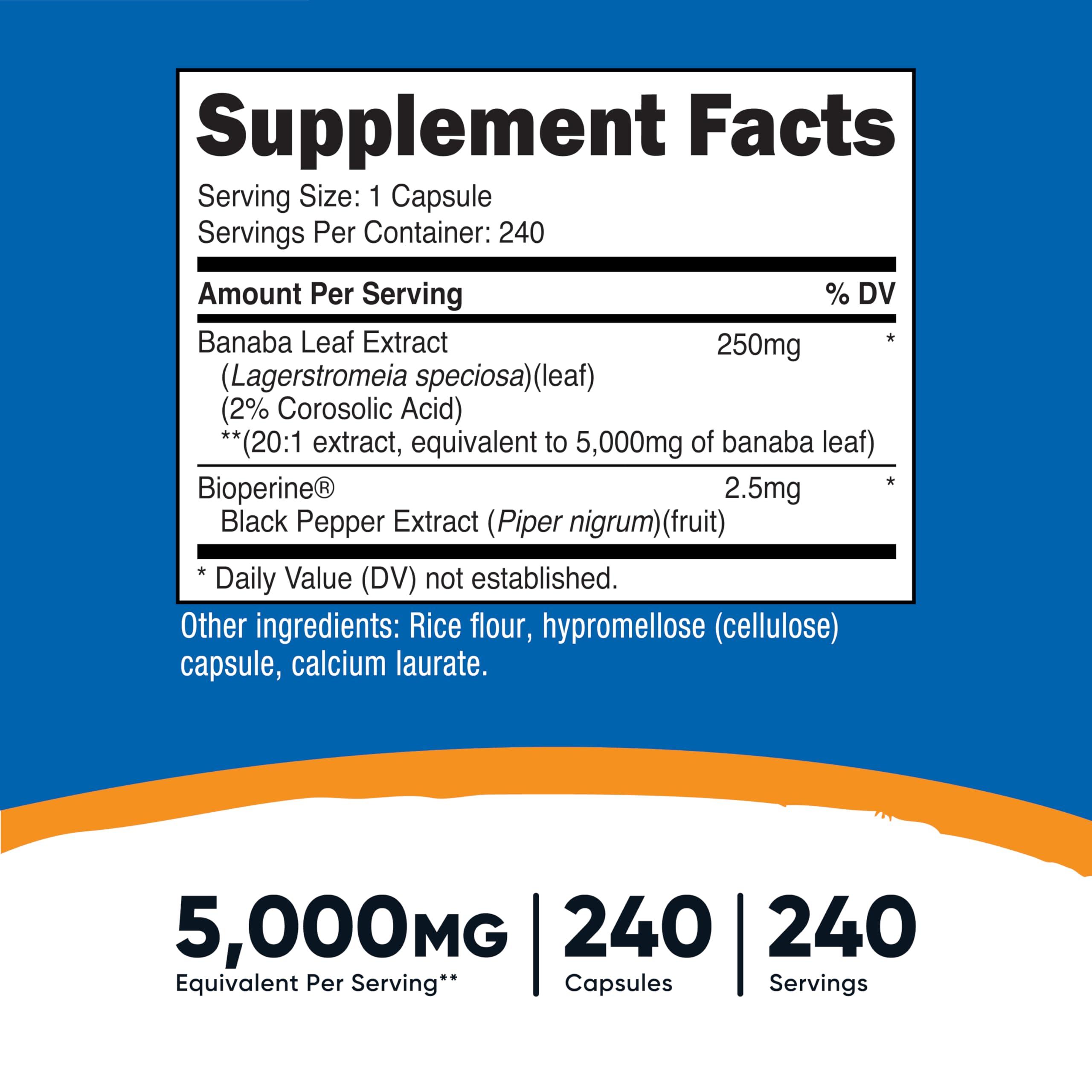 Nutricost primer plano de cápsula para ver textura y calidad