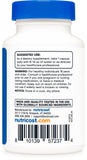 Nutricost etiqueta legible con ingredientes y control de calidad