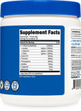 Nutricost etiqueta nutricional con lista de aminoácidos y certificaciones