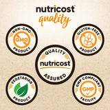 Nutricost polvo mezclado en batido demostrando uso diario práctico