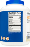 Nutricost comparación de escala con el frasco de 5 lb para referencia