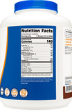 Nutricost comparación de tamaño 5 lb para calcular duración y ahorro