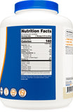 Nutricost comparación de tamaño del envase 5 lb para almacenamiento
