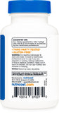 Nutricost etiqueta información nutricional indicando calidad y dosis clara