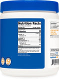 Nutricost etiqueta del producto con cumplimiento GMP y datos de seguridad alimentaria