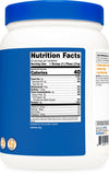 Nutricost etiqueta con lista de ingredientes y certificaciones, beneficio: fabricación en instalación certificada