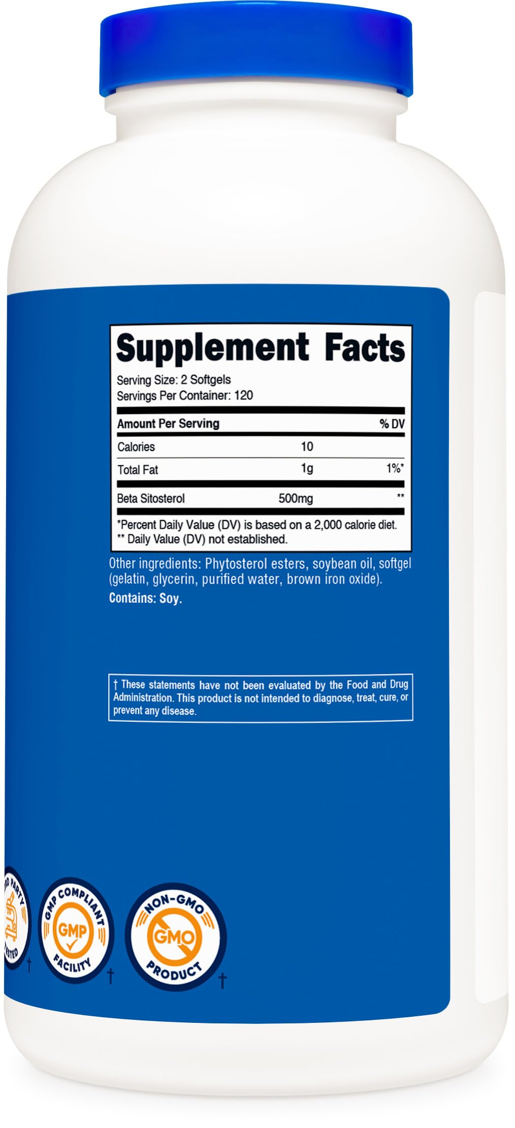 Nutricost etiqueta con ingredientes y certificaciones NSF e ISO visibles