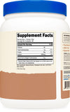 Nutricost etiqueta nutricional en primer plano mostrando información de ingredientes y calidad