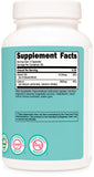 Nutricost etiqueta nutricional legible con información de calcio y vitamina D3