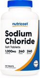 Nutricost frasco 240 tabletas visible y fácil de almacenar