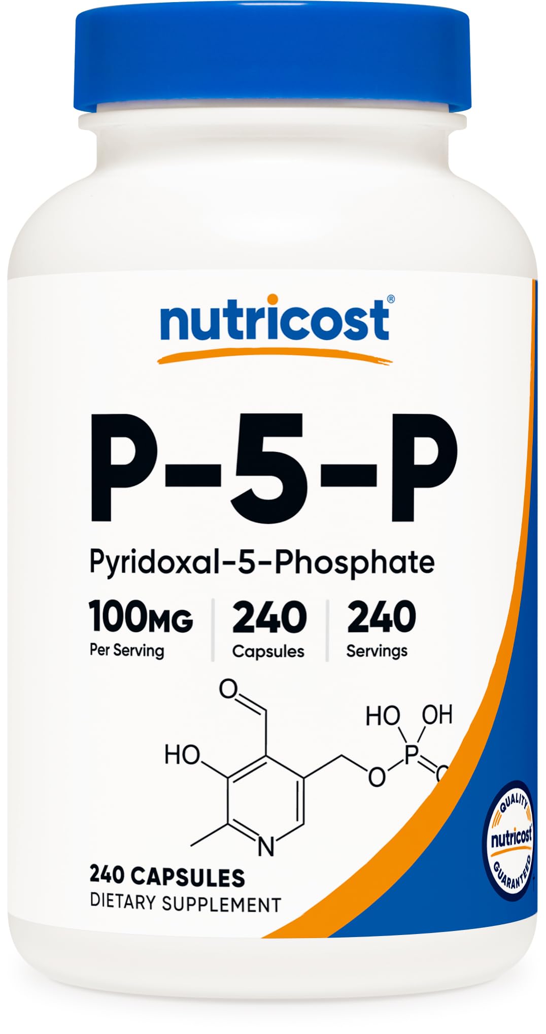 Nutricost frasco delante mostrando etiqueta y beneficios claros