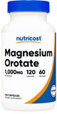Nutricost frasco frontal mostrando 120 cápsulas, visual clara del producto