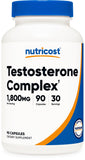 Nutricost frasco frontal mostrando etiqueta y beneficios visibles