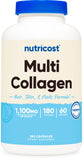 Nutricost frasco frontal mostrando etiqueta clara y beneficio de 60 servicios