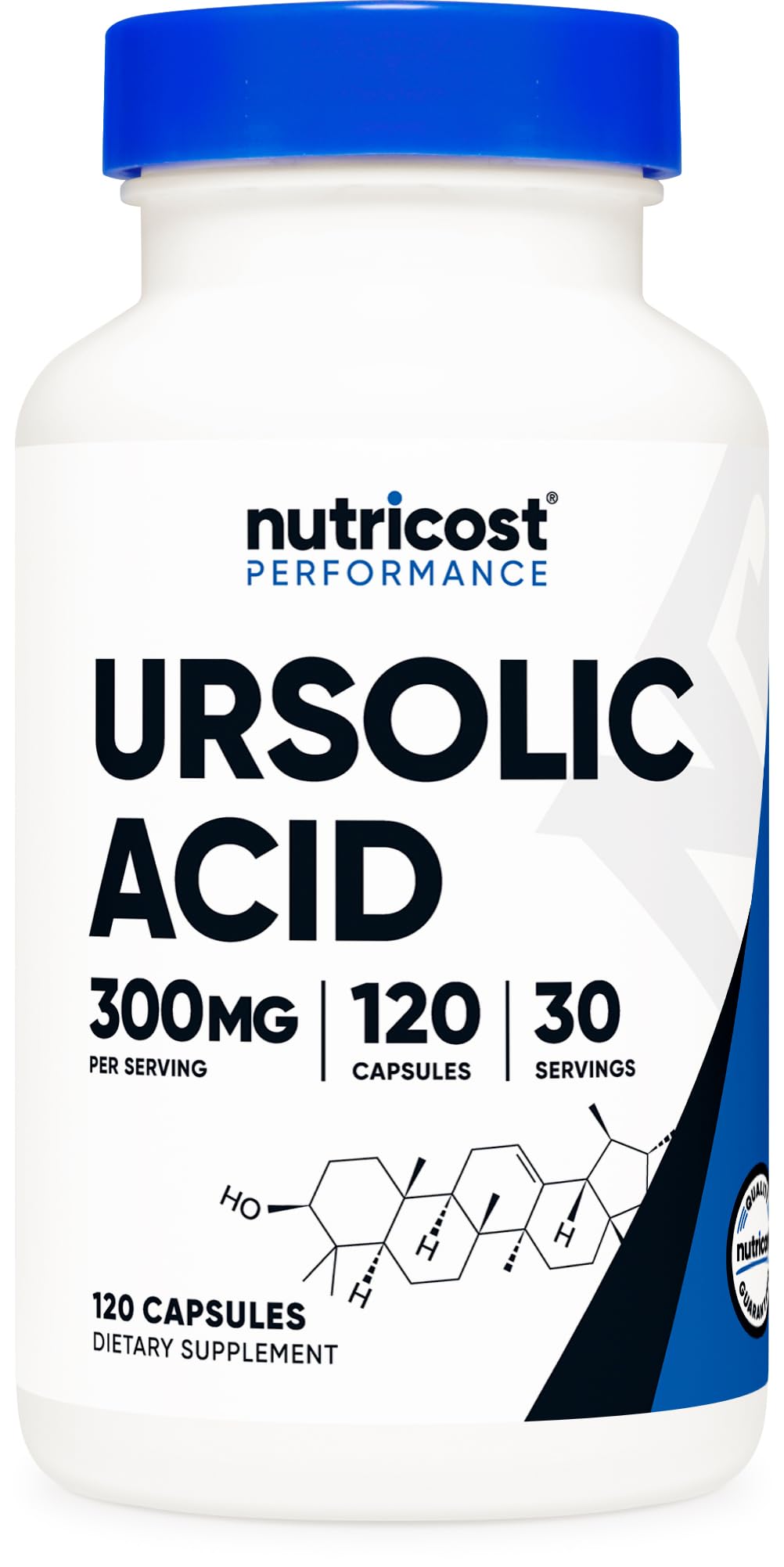 Nutricost frasco frontal mostrando etiqueta y beneficios claros