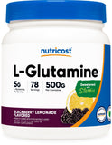 Nutricost envase frontal sabor Blackberry Lemonade mostrando tamaño y atractivo