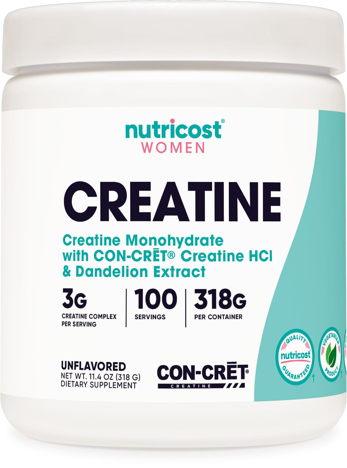 Nutricost frente del envase mostrando 100 servicios y beneficios claros